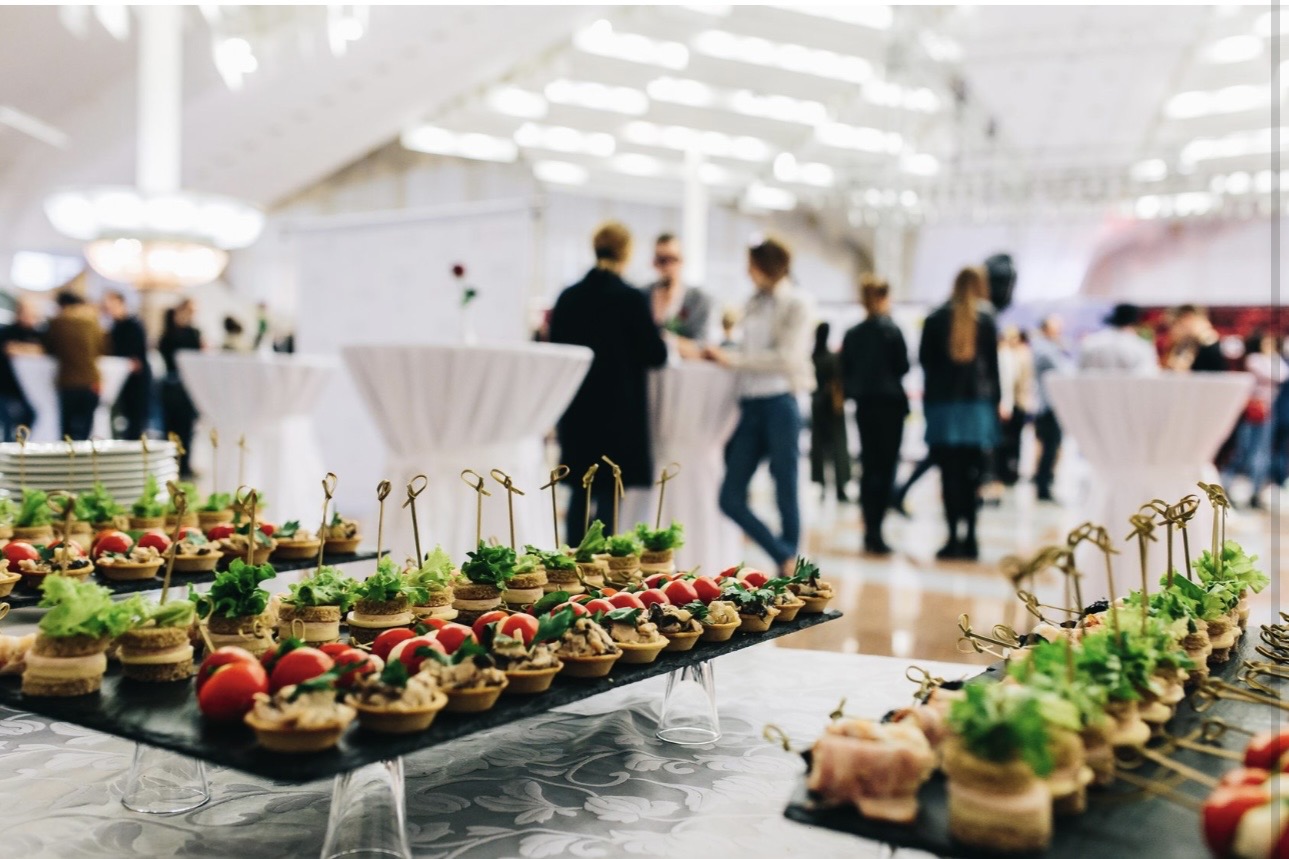 Elegant event venue with decor